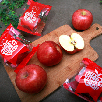 [영농조합법인팜즈]애플리데이 세척사과 2kg 10~14과 홍로 요까 미시마 빨간사과